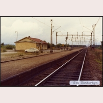 Södra Sunderby station 1968 - 1969. Bild från Järnvägsmuseet. Foto: Okänd. 