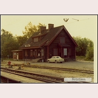 Notviken station omkring 1965. Bild från Järnvägsmuseet. Foto: Okänd. 