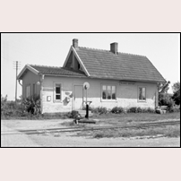 Ölands Eketorp station på 1950-talet. Bild från Järnvägsmuseet. Foto: Olof Sjöholm. 
