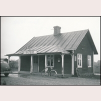 Silteby station den 10 juni 1953. Bild från Järnvägsmuseet. Foto: Okänd. 