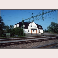 Skoghall station den 17 juli 1993. Foto: Peter Berggren. 