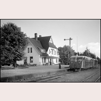 Burgsvik station 1946. Bild från Järnvägsmuseet. Foto: O. Ekwall. 