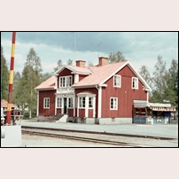 Hällefors bruk station omkring 1970. Bild från Järnvägsmuseet. Foto: Erik Sundström. 