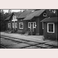Medskogsheden station den 20 september 1944. Bild från Järnvägsmuseet. Foto: Okänd. 