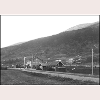 Åre station omkring 1900. Bild från Järnvägsmuseet. Foto: Axel Lindahl. 