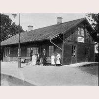 Odensberg station okänt år. Bild från Järnvägsmuseet. Foto: Okänd. 