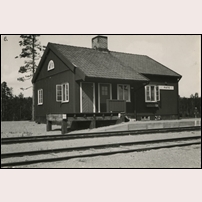Piatis station okänt år. Bild från Järnvägsmuseet. Foto: Okänd. 