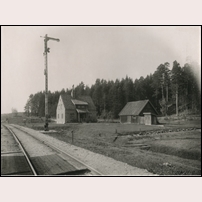 383 B Ålberga före 1932 (järnvägen är ännu inte elektrifierad). Bilden hämtad från Facebook, okänd bildkälla. Foto: Okänd. 