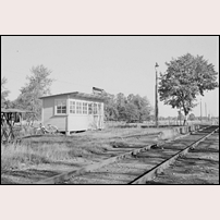 Hångsdala hållplats 1969. Bild från Järnvägsmuseet. Foto: Sven Olov Lundberg. 