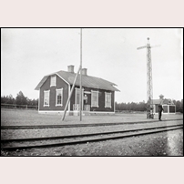 Runtorp station okänt år. Bild från Kalmar läns museum. Foto: Okänd. 