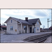 Virsbo station den 25 april 1975. Foto: Per Niklasson. 