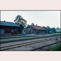 Reftele station den 30 juli 1991. Foto: Peter Berggren. 