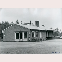 Lidnäs station omkring 1962. Bild från Järnvägsmuseet. Foto: Okänd. 