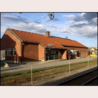 Ljusdal station den 17 maj 2003. Foto: Peter Sandström. 