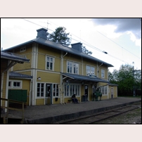 Ljusdal station den 17 maj 2003. Foto: Peter Sandström. 
