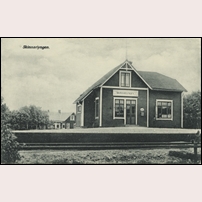 Skinnarlyngen station på 1920-talet. Bild från Järnvägsmuseet. Foto: Okänd. 