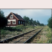 Näkten station i juli 1977. Foto: Finn Sellberg. 
