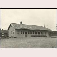 Stora Höga station i maj 1943. Bild från Järnvägsmuseet. Foto: Ingeborg Enander. 
