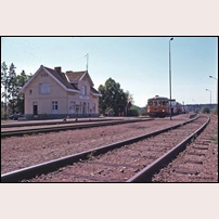 Lyrestad station den 9 augusti 1975. Foto: Per Niklasson. 