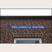 Frillesås station den 14 september 2022. Foto: Michael Erhardsson. 