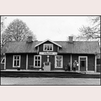 Sonstorp station omkring 1957. Bild från Järnvägsmuseet. Foto: Okänd. 