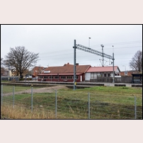Perstorp station den 1 november 2022. Foto: Peter Berggren. 