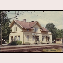 Bollebygd station 1968 - 1969. Bild från Järnvägsmuseet. Foto: Okänd. 