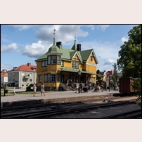Mariefred station den 20 juli 2021. Foto: Peter Berggren. 