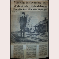 Artikel i okänd Örebrotidning den 19 december 1961. Trafiken lades därefter ned den 27 maj 1962.