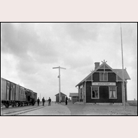Arentorp station på 1900- eller 1910-talet. Bild från Järnvägsmuseet. Foto: Carl Victorin. 