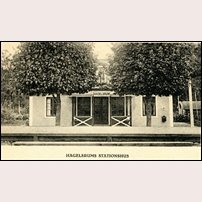Hagelsrum station, bild ur NOJ:s 50-årsskrift 1924. Foto: Okänd. 
