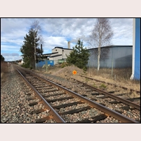 Vimmerby Hamra lastplats den 10 mars 2019. Det är uppenbart att lastplatsen inte används mer. Foto: Hans Källgren. 