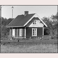 86a Nödinge på 1940-talet, delförstoring ur föregående bild. Foto: Okänd. 