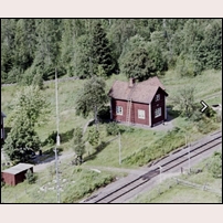 107 Hörksälv 1959. Bilden tillhör Arkiv Digital (www.arkivdigital.se) och är en skanning av en provkopia (råkopia). Arkiv Digital har flera miljoner liknande bebyggelsebilder från hela Sverige. Foto: Okänd. 