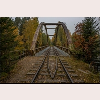Bro över Voxnan mellan Runemo och Söräng den 4 oktober 2022. Foto: Tore Lennart Jonsson. 