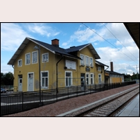 Säter station den 5 augusti 2023. Foto: Sven Erik Berving. 
