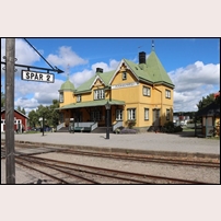Mariefred station den 27 juli 2023. Foto: Olle Thåström. 