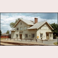 Grimstorp station 1968 - 1969. Bild från Järnvägsmuseet. Foto: Okänd. 