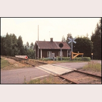 NBJ 45 Grönälven banvaktsstuga den 30 juli 1977. Foto: Göran Klangemo. 