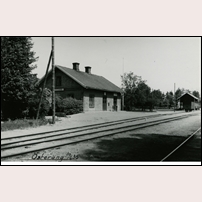 Österäng station den 10 juni 1935. Bild från Järnvägsmuseet. Foto: Okänd. 