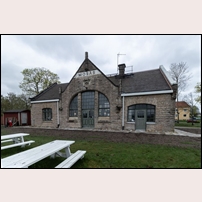 Mosås station, spårsidan den 19 april 2015.  Foto: Peter Berggren. 