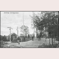 Jonsberg station i det ursprungliga utförandet. Bild från Facebookgruppen Nostalgi-Minnen från Norrköping. Foto: Okänd. 