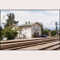 Viskan station 1970 - 1971. Bild från Järnvägsmuseet. Foto: Okänd. 