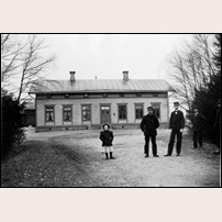 Björketorp station okänt år. Bild från Järnvägsmuseet.  Foto: Okänd. 