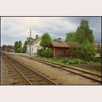 Öttum station 1968-1969. Bild från Järnvägsmuseet. Foto: Okänd. 