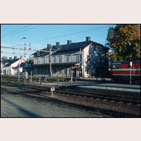 Tillberga station den 29 september 1989. Foto: Peter Berggren. 