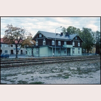 Norrsundet station den 1 oktober 1989. Foto: Peter Berggren. 