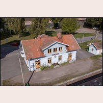 Vadstena station den 5 september 2025. Foto: Peter Berggren. 