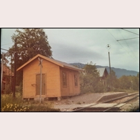 Tegefors hållplats på 1970-talet. Foto: Staffan Eriksson. 