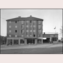 Stockholm Östra, nya stationshuset uppfört 1932, bilden från 1930-talet.  Foto: Okänd. 